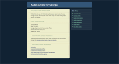 Desktop Screenshot of ga-radon.info